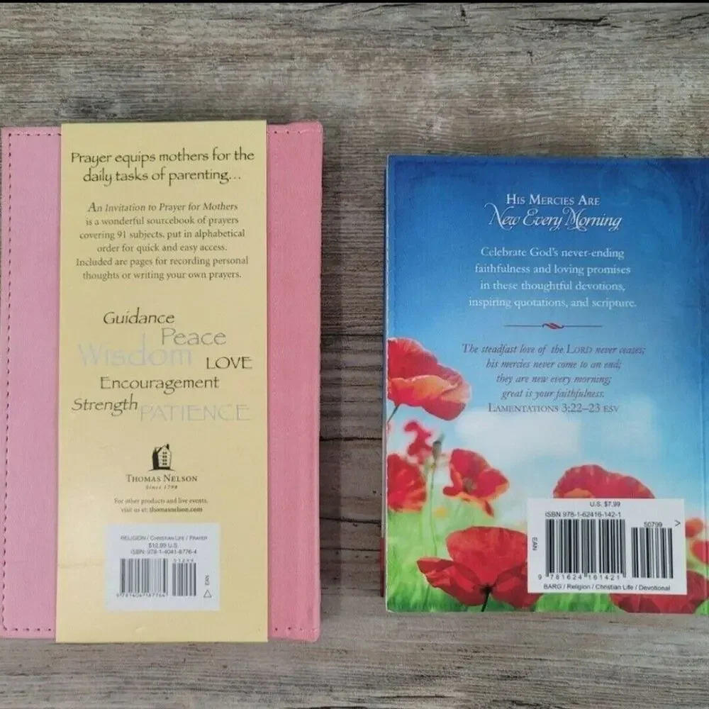 Devotional Books New Every Morning Invitation to Prayer for Mothers Set of Two